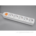 5 Outlet Eu/ con Strip de energía estándar de protección para niños